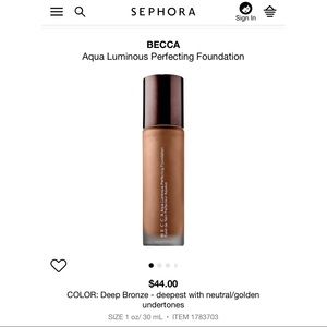 [SOLD] Becca Aqua Luminous Perfecting Foundation